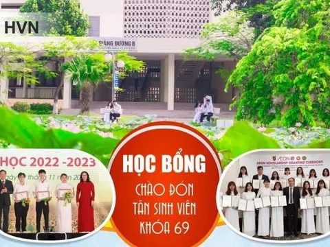 Hàng ngàn suất học bổng đang chờ tân sinh viên K69 Học viện Nông nghiệp Việt Nam